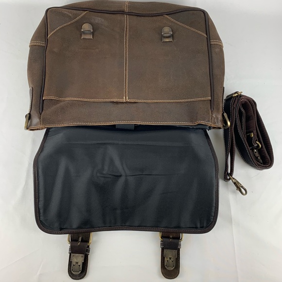 Claire Chase Laredo Messenger Bag Brown Cafe - Picture 4 of 8